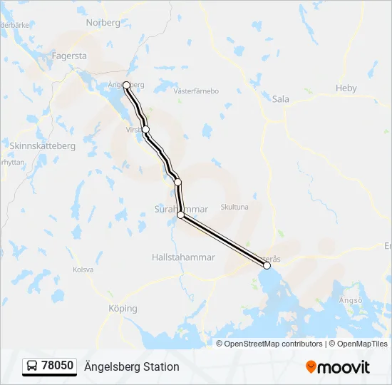 78050 Bus Line Map