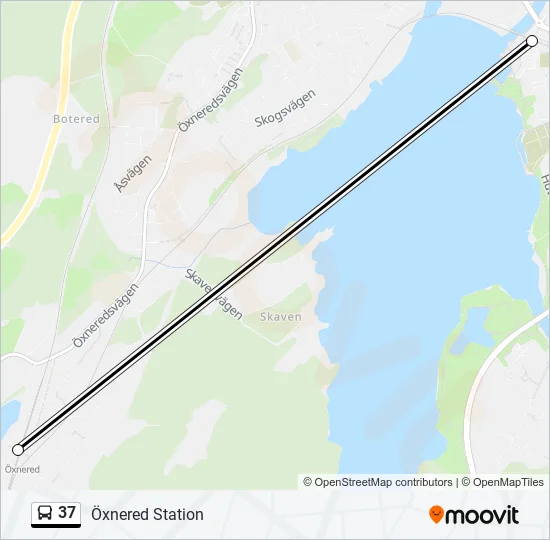37 Bus Line Map