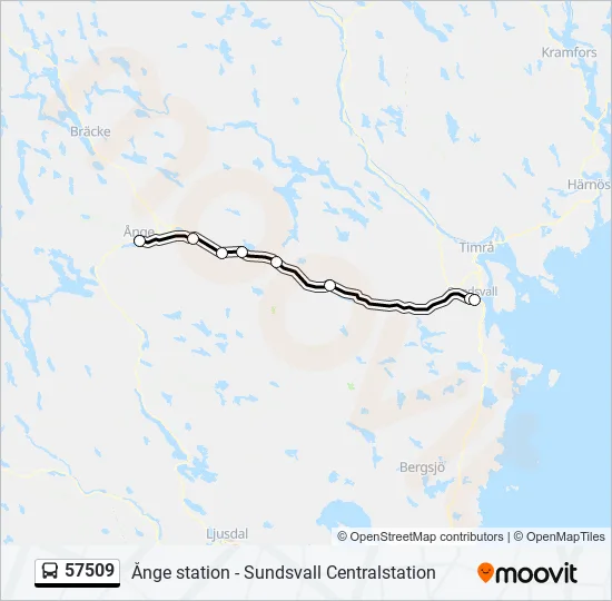 57509  Line Map
