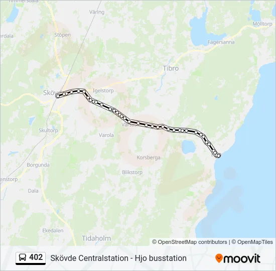402  Line Map