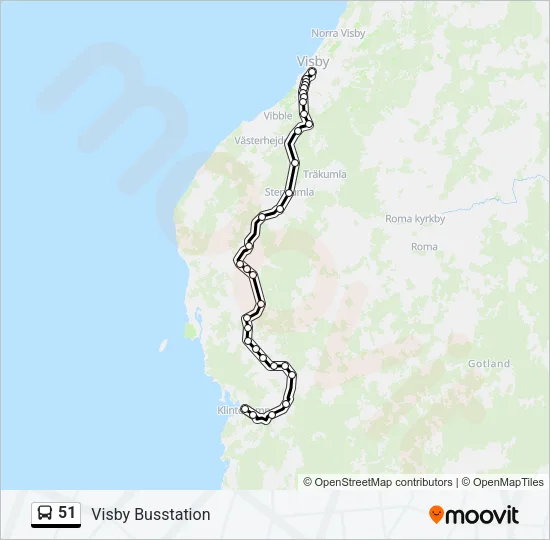 51  Line Map