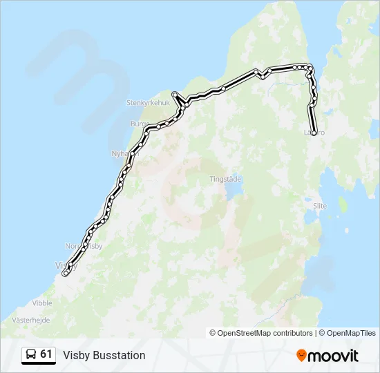 61  Line Map
