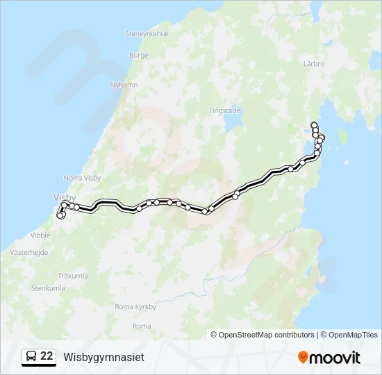 22  Line Map