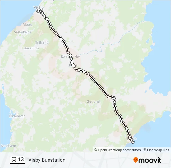 13  Line Map