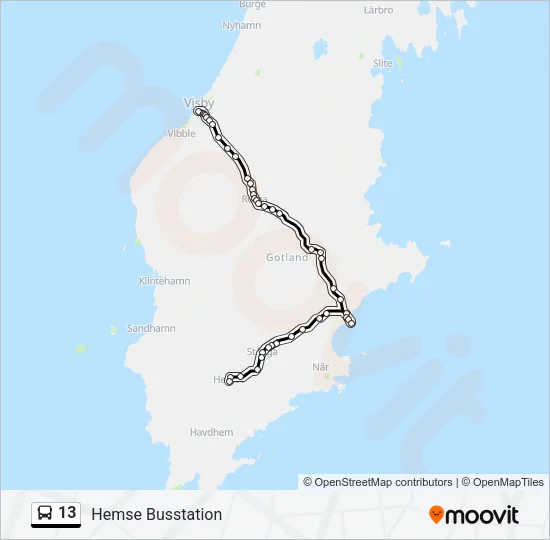 13  Line Map