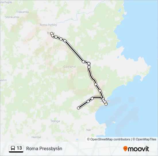 13  Line Map