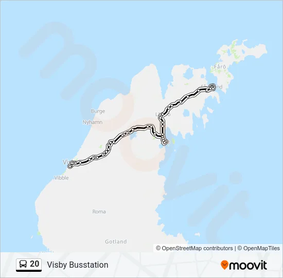20  Line Map