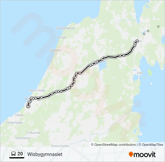 20  Line Map