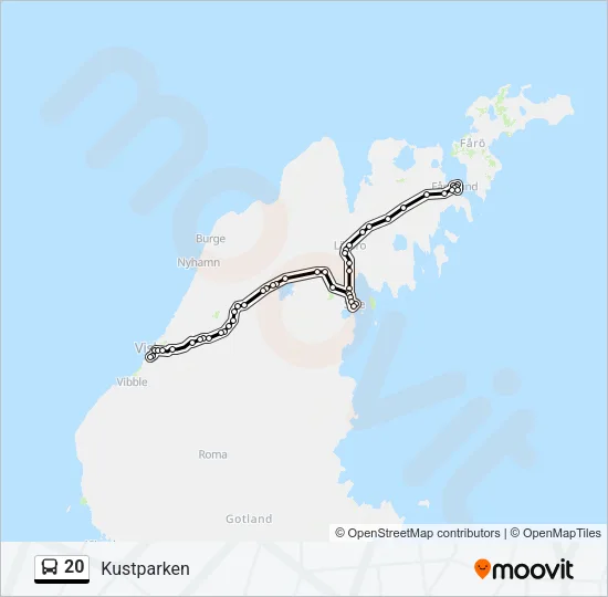20  Line Map