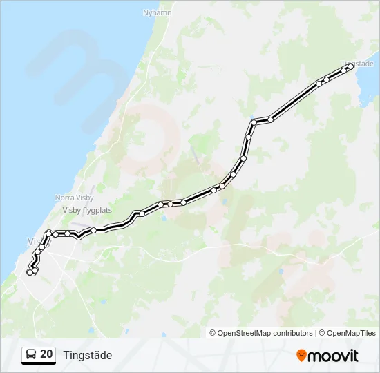 20  Line Map