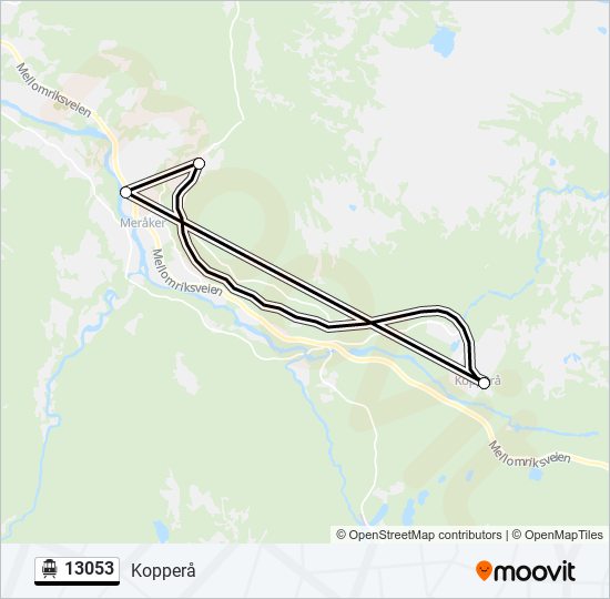 13053 cable car Line Map