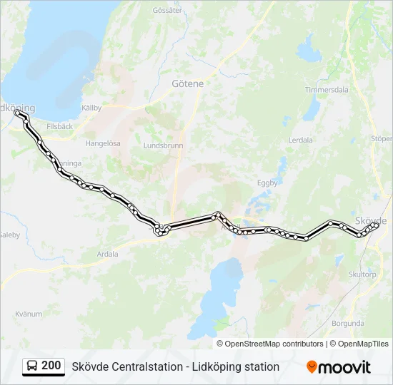 200  Line Map