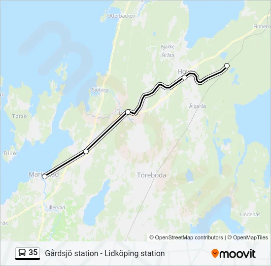 35  Line Map