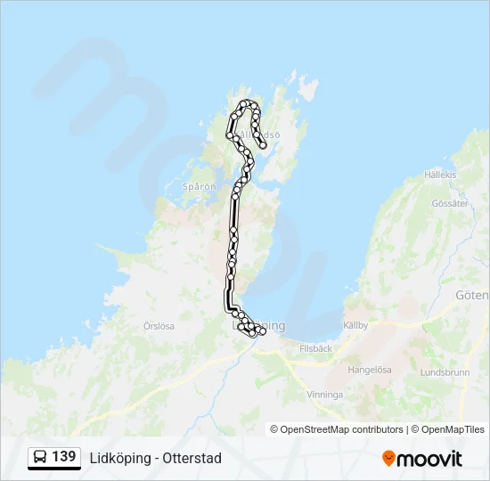 139 Bus Line Map