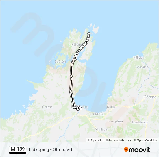 139 Bus Line Map