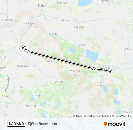SKE 5  Line Map