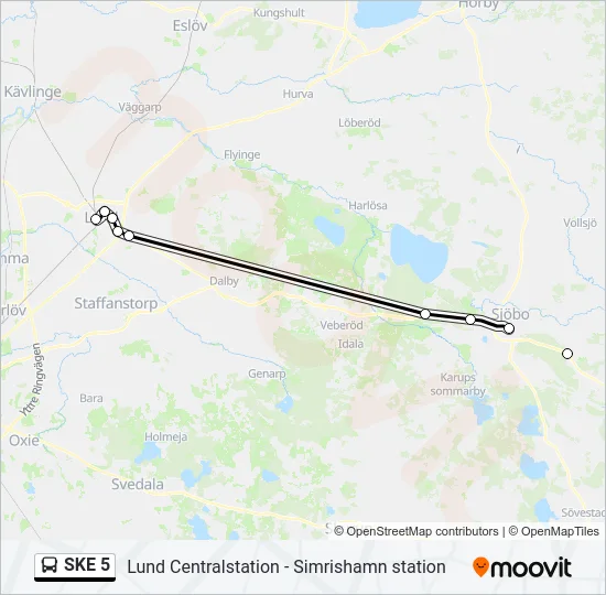 SKE 5  Line Map