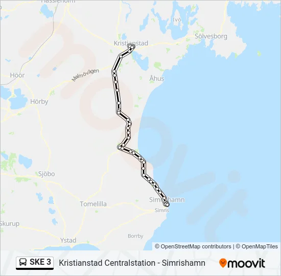 SKE 3 Bus Line Map