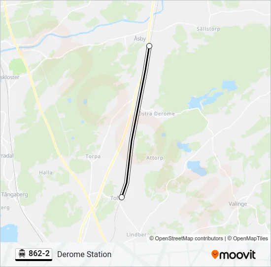 862-2 Cable Car Line Map