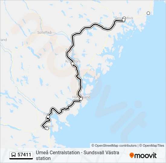 57411  Line Map