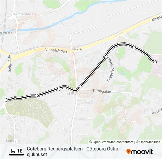 1E  Line Map