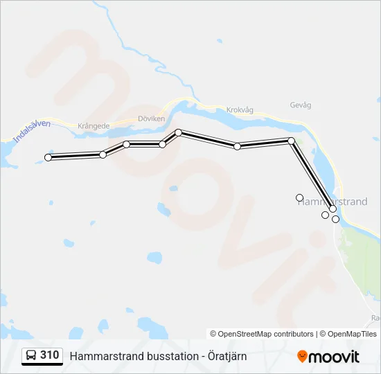 310  Line Map