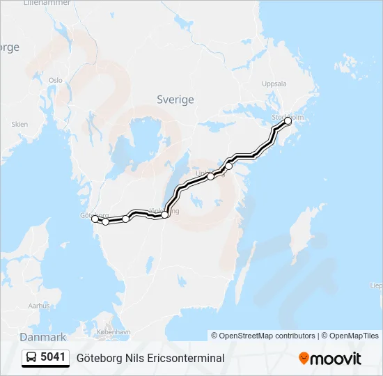 5041  Line Map