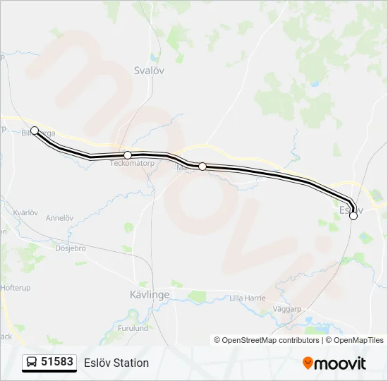 51583 Bus Line Map