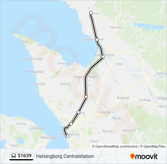 51639 Bus Line Map