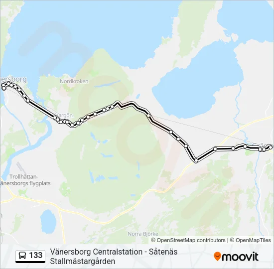 133  Line Map