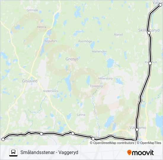 KRÖSATÅG  Line Map