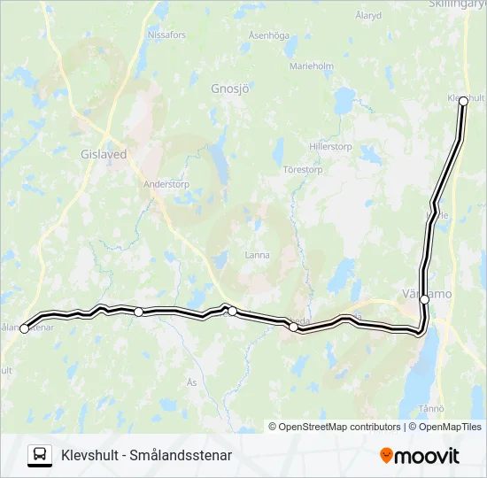 KRÖSATÅG  Line Map