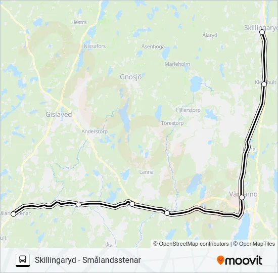 KRÖSATÅG  Line Map