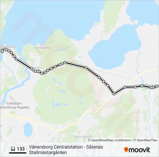 133  Line Map