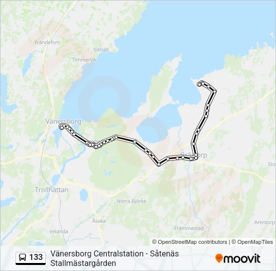 133  Line Map