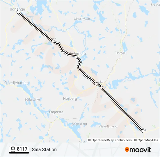 8117 Train Line Map
