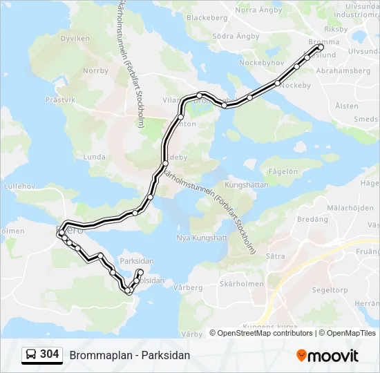 304  Line Map