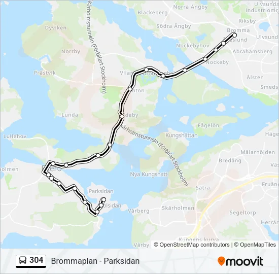 304  Line Map