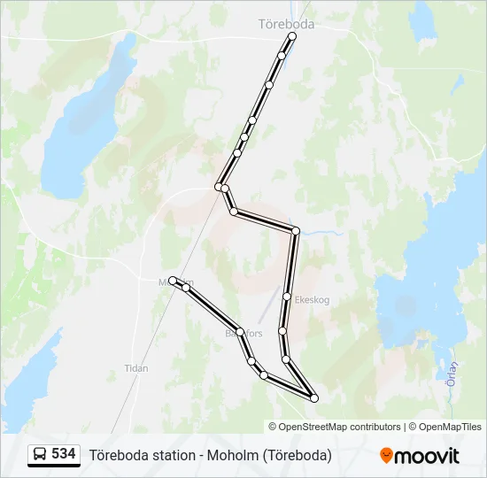 534  Line Map