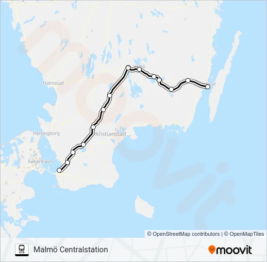 ÖRESUNDSTÅG  Line Map