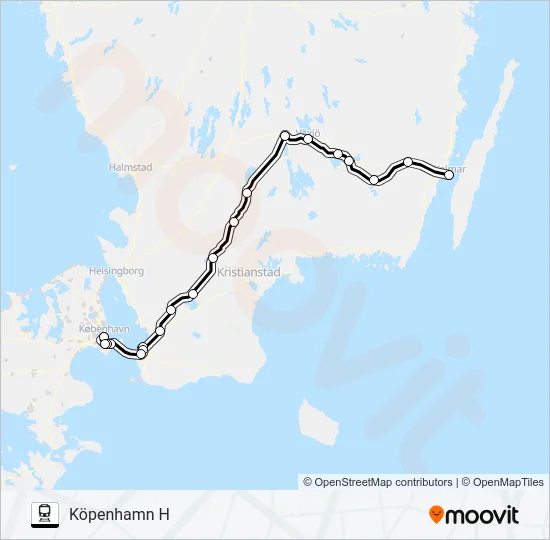 ÖRESUNDSTÅG  Line Map