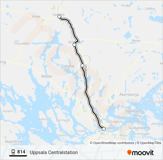 814 Train Line Map