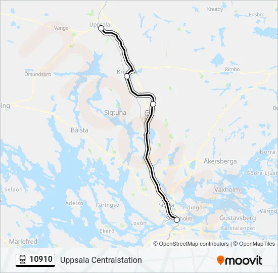 10910 Train Line Map