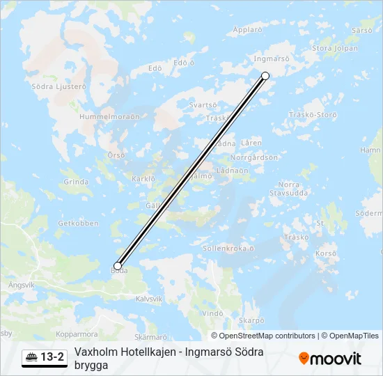 13-2 Ferry Line Map