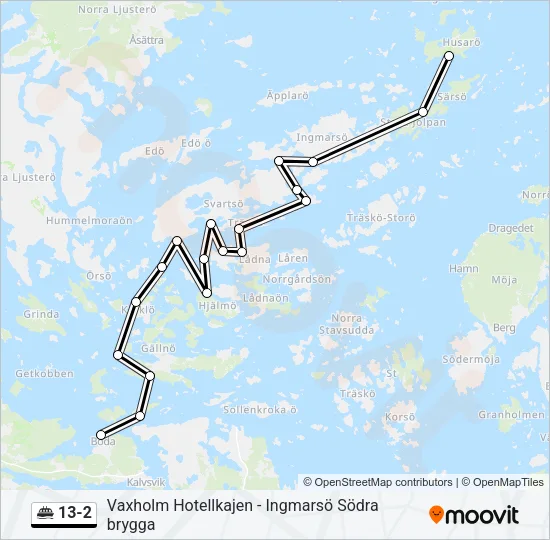 13-2 Ferry Line Map