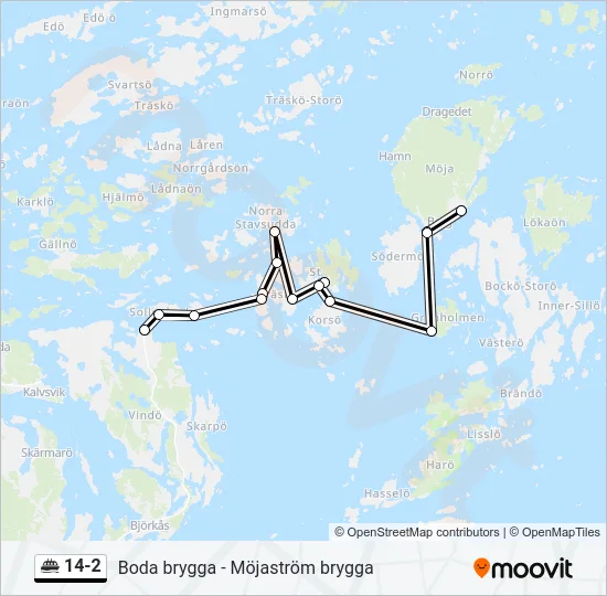 14-2 Ferry Line Map