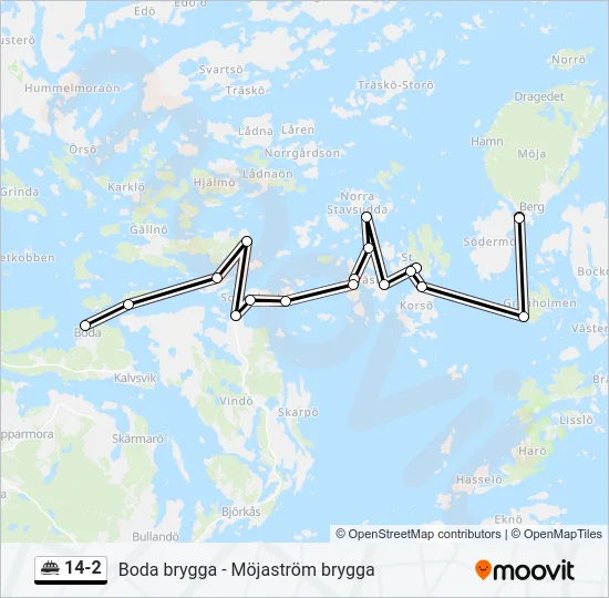 14-2 Ferry Line Map