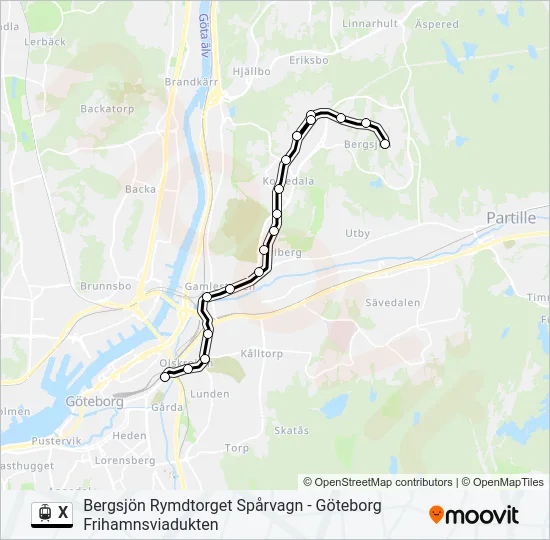 X  Line Map