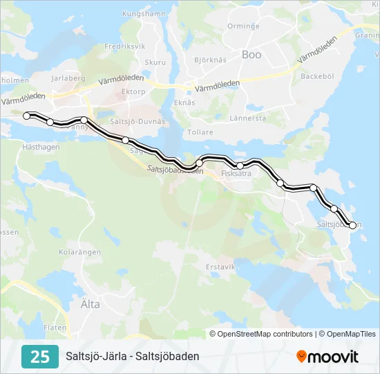 25 Light Rail Line Map