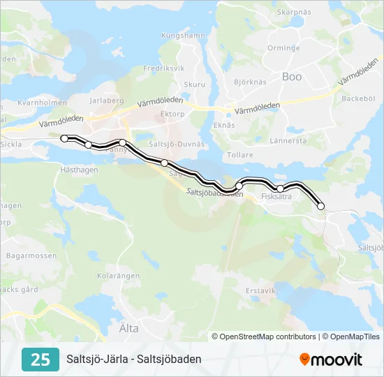 25 Light Rail Line Map